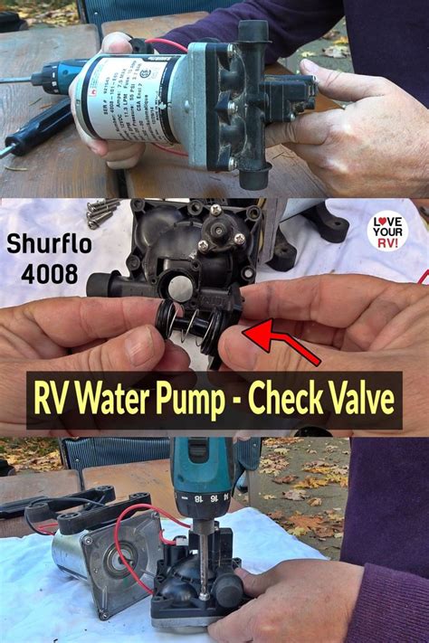 rv fresh water check valve replacement|How to Fix Your RV Water Pump Check Valve